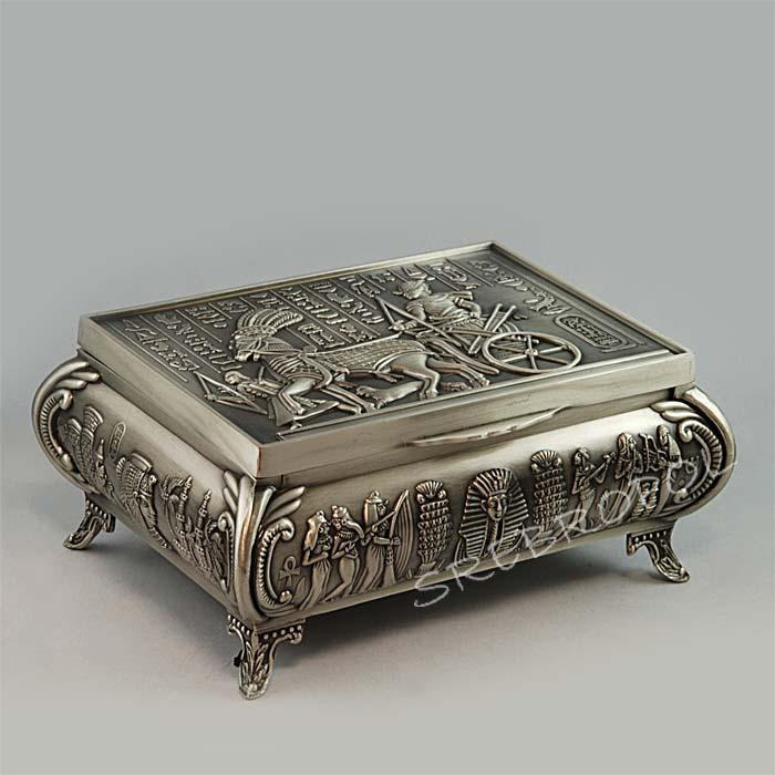 Cynowana szkatułka na biżuterię 472-4323