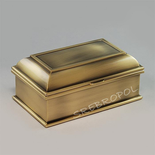 Mosiądzowany kuferek na biżuterię 461-4689