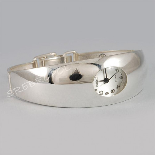 Zegarek srebrny damski na bransolecie Violett 54