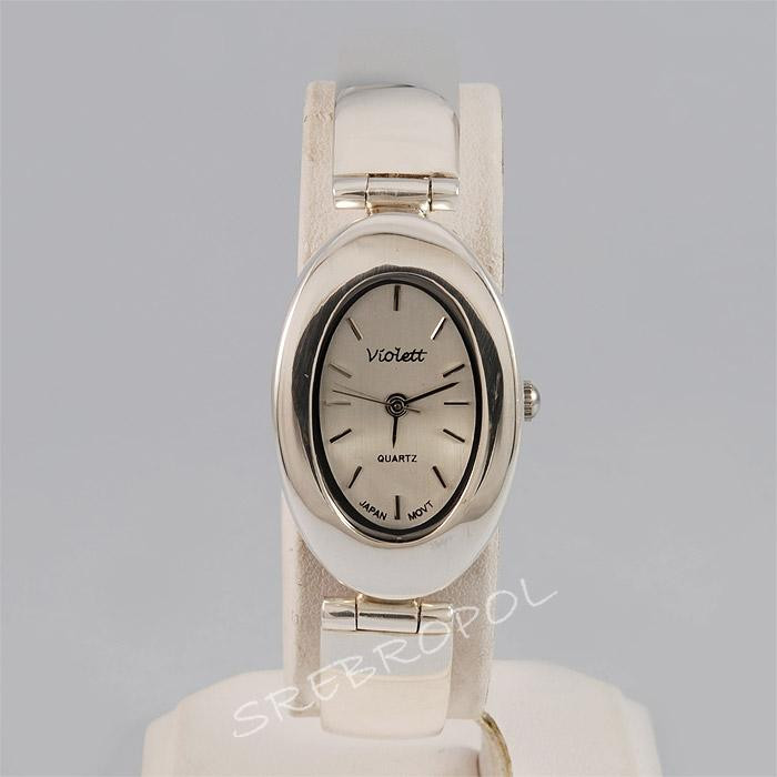 Zegarek srebrny damski na bransolecie Violett 59