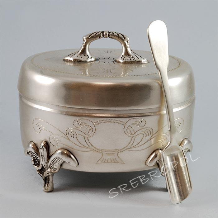 Cukiernica platerowana z szufelką P-R13+P915