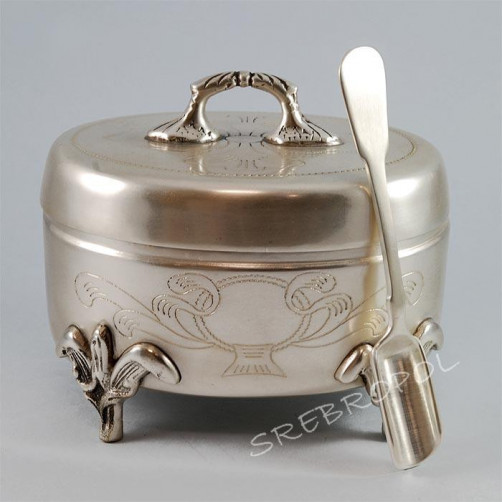 Cukiernica platerowana z szufelką P-R13+P915