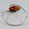Bransoletka srebrna z bursztynem B 149/0