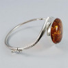 Bransoletka srebrna z bursztynem B 149/0