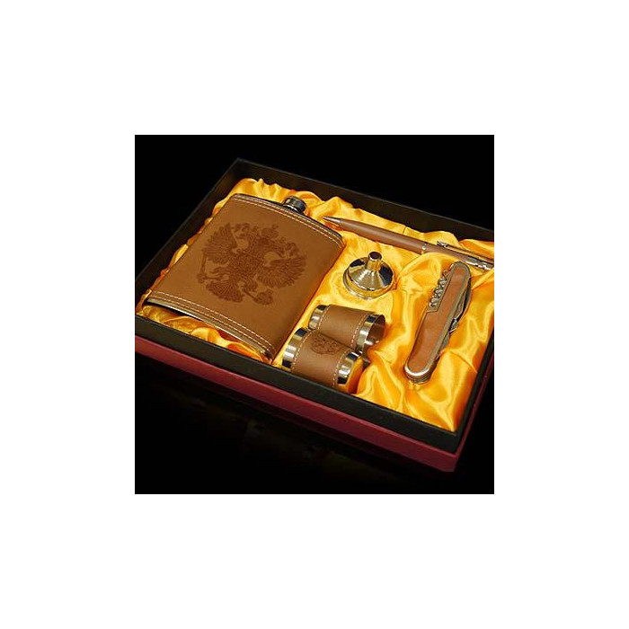 Zestaw piersiowka+kieliszki+lejek+scyzoryk+długopis 6.3022