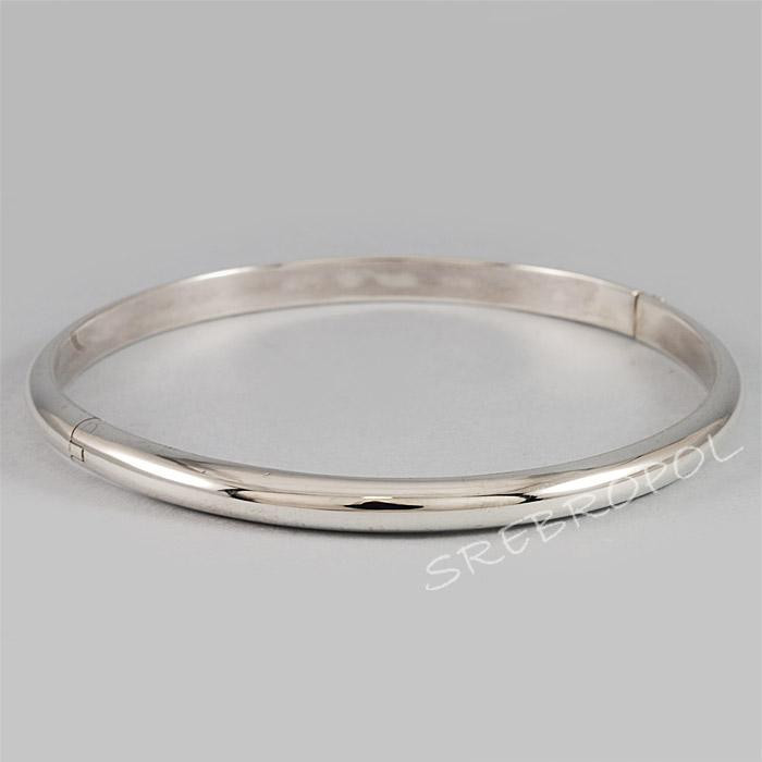 Bransoletka srebrna owalna B 67/0