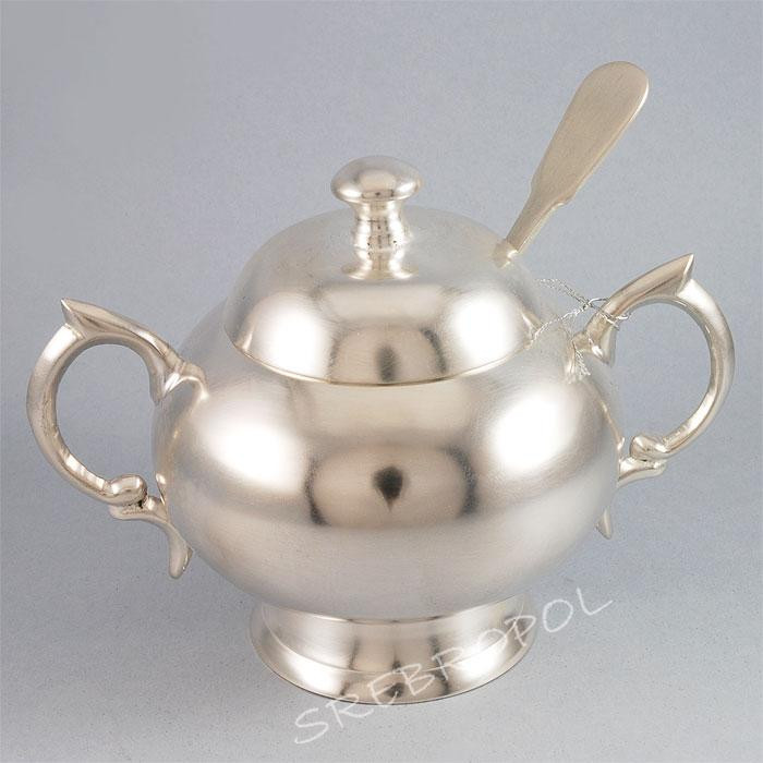 Cukiernica platerowana z szufelką P-02084  +P16