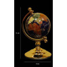 Globus z kamieni półszlachetnych