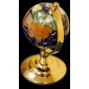 Globus z kamieni półszlachetnych