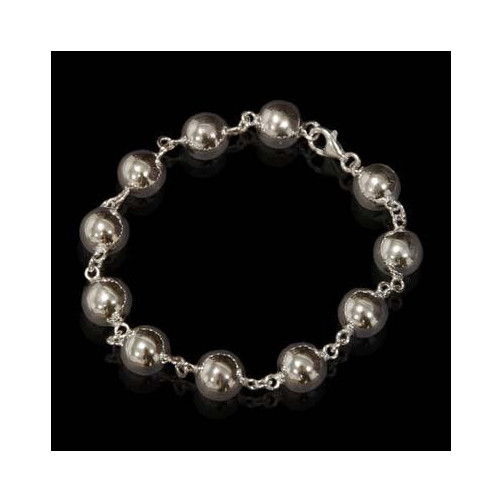 Bransoletka srebrna z kuleczkami B 97/0 13.0g