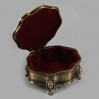 Mosiądzowany kuferek na biżuterię 472-4174