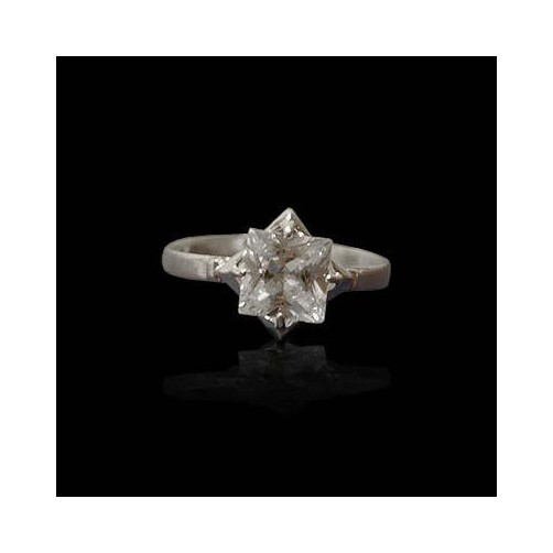 Pierścionek srebrny z cyrkonią P RW 12/5