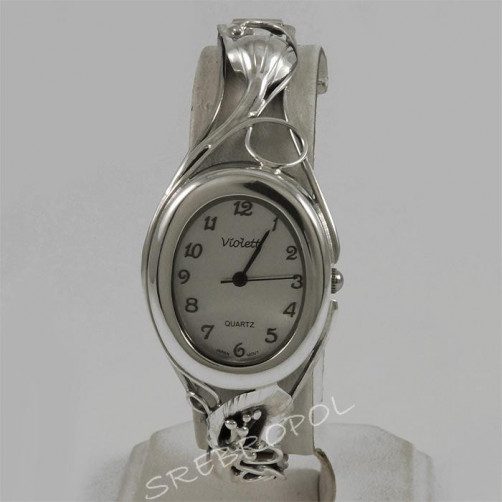 Zegarek srebrny damski Violett 75