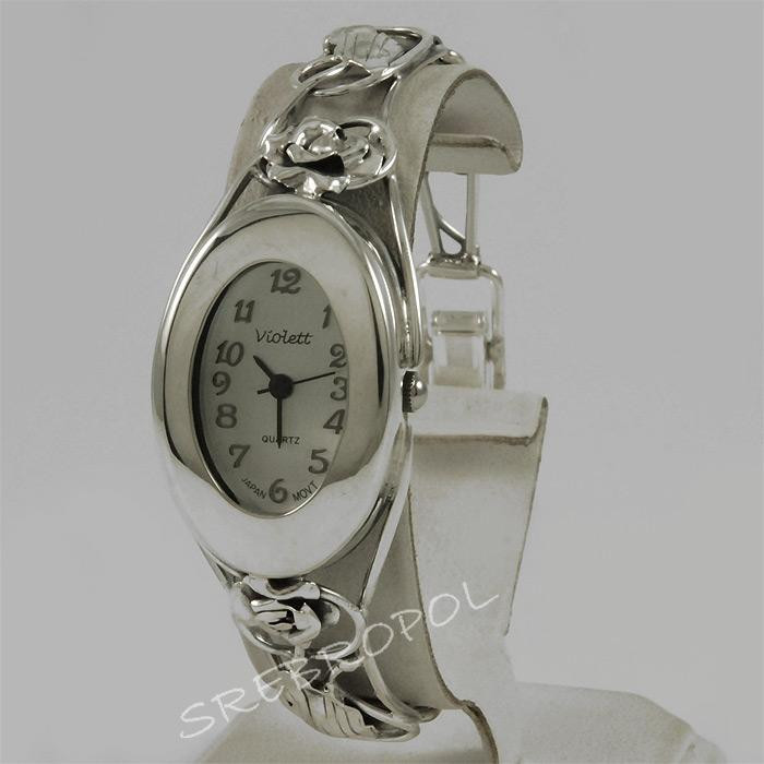 Zegarek srebrny damski Violett 80