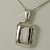 Zawieszka srebrna prostokąt otwierany W-PU JA 42/5