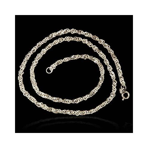 Łańcuszek srebrny singapur Ł 11/0 5.4g