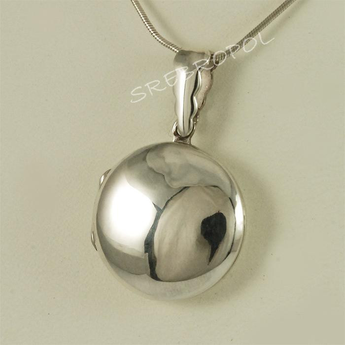 Srebrny sekretnik w kształcie okręgu W-PU LT37/0