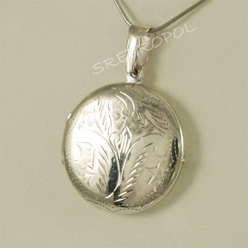 Srebrny sekretnik w kształcie okręgu W-PU JA71/5