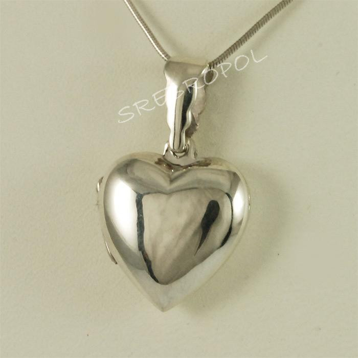 Srebrny sekretnik w kształcie serca W-PU LT27/0