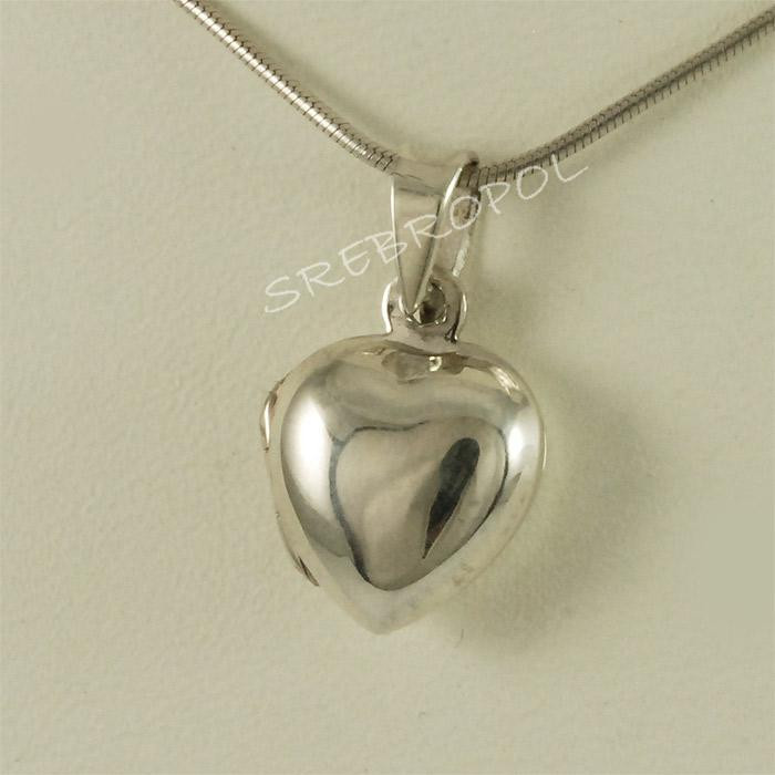 Mały srebrny sekretnik w kształcie serca W-PU LT12/0
