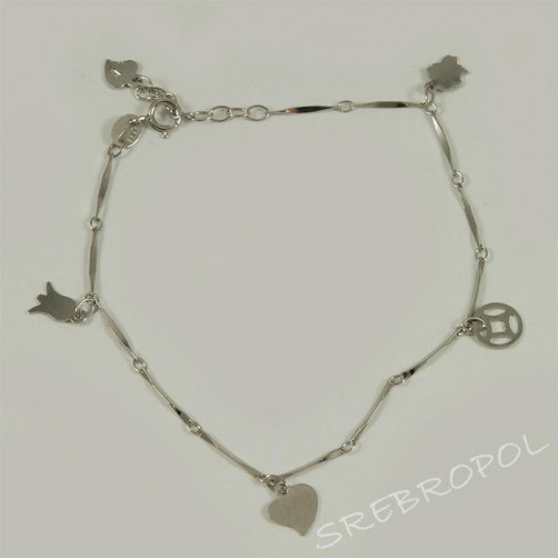 Bransoletka srebrna B11/0