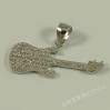 Wisiorek srebrny gitara z cyrkoniami W21/0