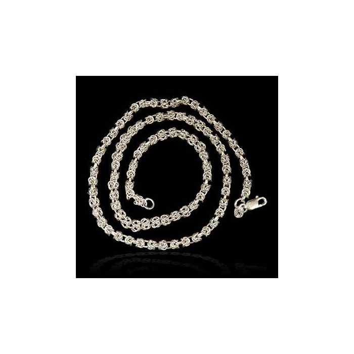 Łańcuszek srebrny węzełek Ł 38/0 16.1g 45 cm