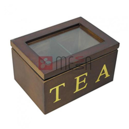 Drewniane pudełko na herbatę MSY27