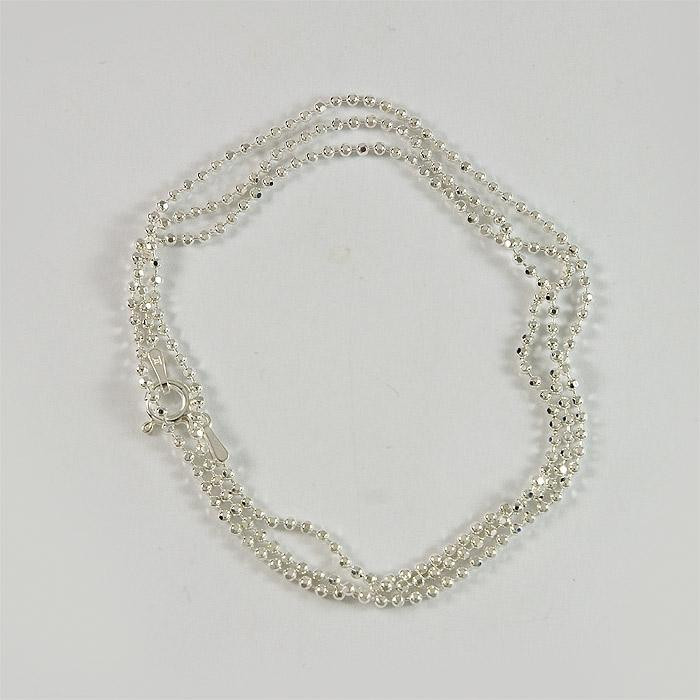 Łańcuszek srebrny kuleczki Ł13/0 50cm