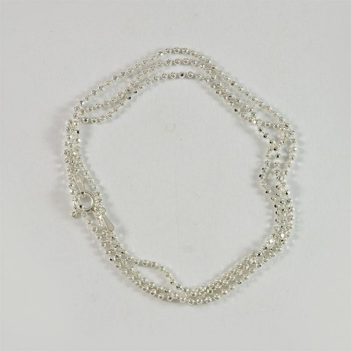 Łańcuszek srebrny kuleczki Ł13/0 50cm