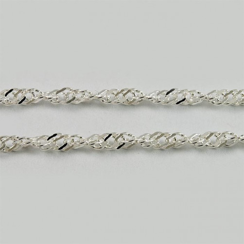 Łańcuszek srebrny singapur Ł11/0 55 cm