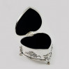 Kasetka posrebrzana na biżuterię w kształcie serca 461-4885