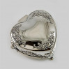 Kasetka posrebrzana na biżuterię w kształcie serca 461-4885