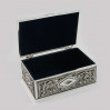 Kasetka posrebrzana na biżuterię z różyczkami 461-4907