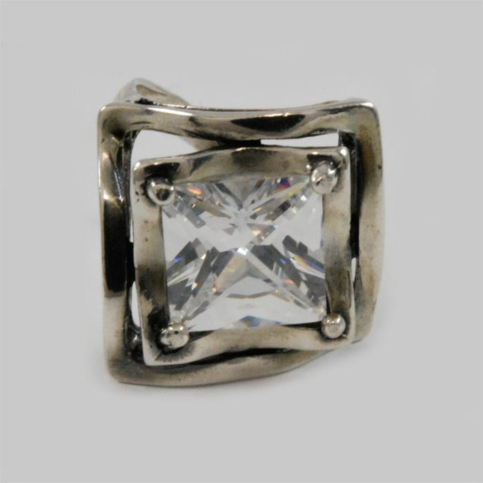 Pierścionek srebrny z cyrkonią CC CPK-461 5.9g