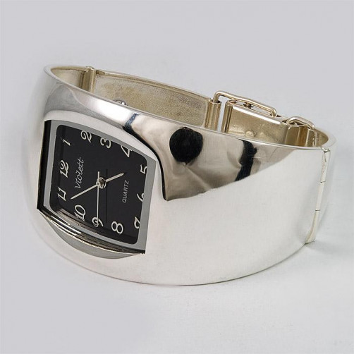 Zegarek srebrny damski na bransolecie + opcja grawer Violett 95