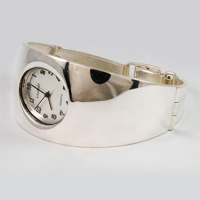 Zegarek srebrny damski na bransolecie + opcja grawer Violett 96