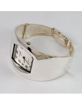 Zegarek srebrny damski na bransolecie + opcja grawer Violett 98