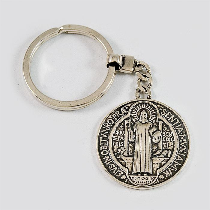 Brelok srebrny Benedykt B 13.7g