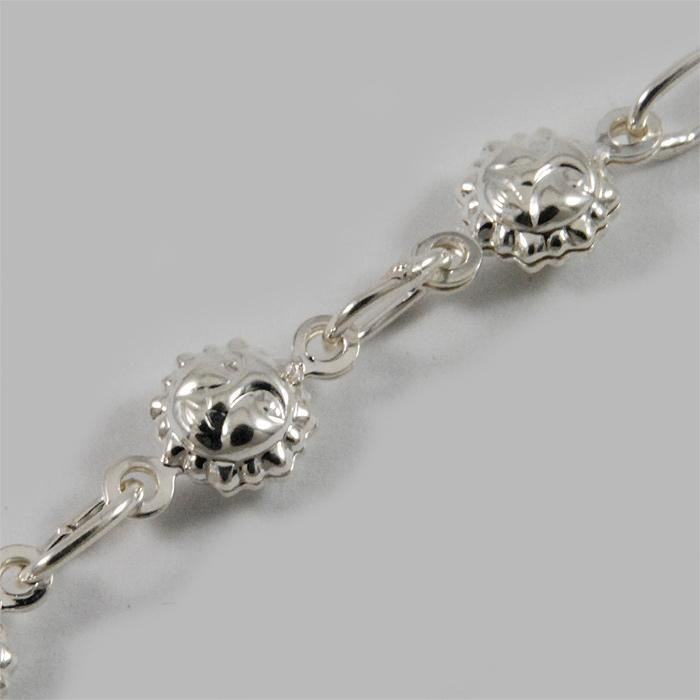 Bransoletka srebrna słoneczka B 26/0 3.3g