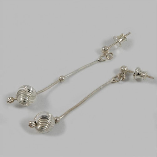 Kolczyki srebrne kuleczki K13 2.7g