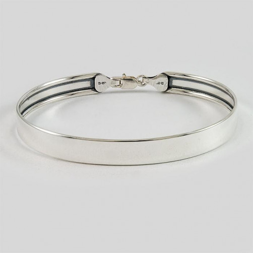 Bransoletka srebrna połysk B49/0