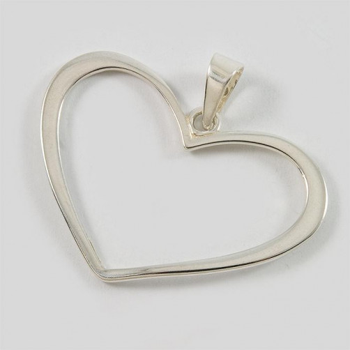 Wisiorek srebrny serce W18/0