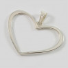 Wisiorek srebrny serce W18/0