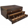 Duża, drewniana szkatułka na biżuterię z lusterkiem 777-024