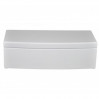 Biała, drewniana szkatułka na biżuterię z lusterkiem 777-012B