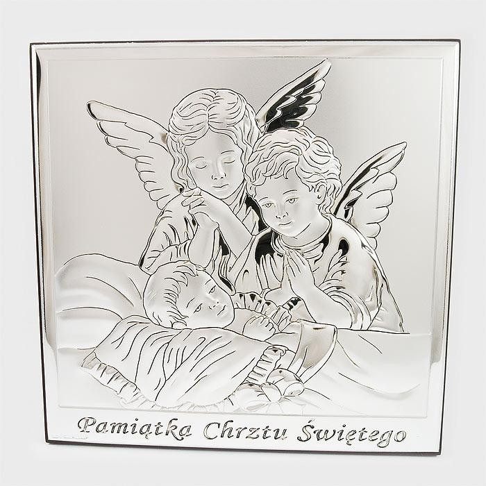 Anioł stróż z dzieckiem - Pamiątka Chrztu Świętego 815-0138