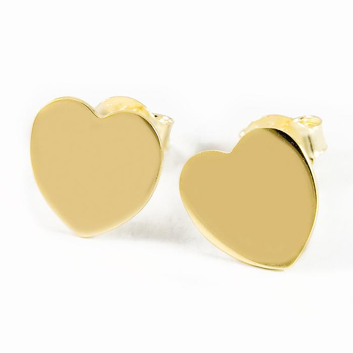 Kolczyki srebrne celebrytki - serca K12/0