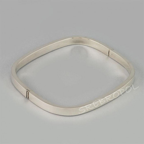 Bransoletka srebrna prostokątna B67/0