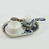 Podstawka pod jajko z solniczką - porcelana japońska Pawie FIL145KN